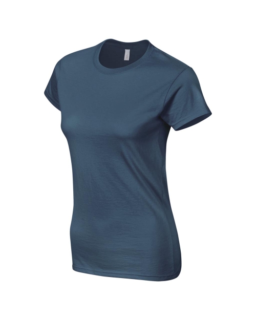 Γυναικείο μπλουζάκι SOFTSTYLE, μπλε λουλακί,GIL64000*ib
