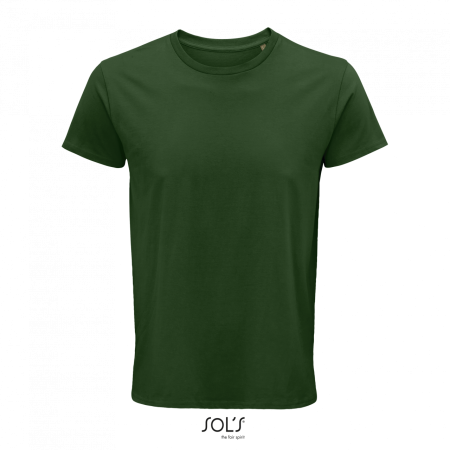 Мъжка тениска с къс ръкав тъмно зелено, SO03582