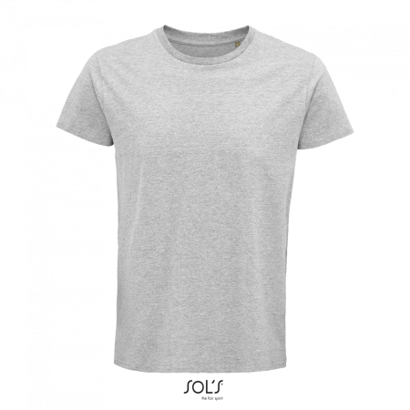 Ανδρικό κοντομάνικο μπλουζάκι γκρι SO03582gm Plus Size 3xl και4xl