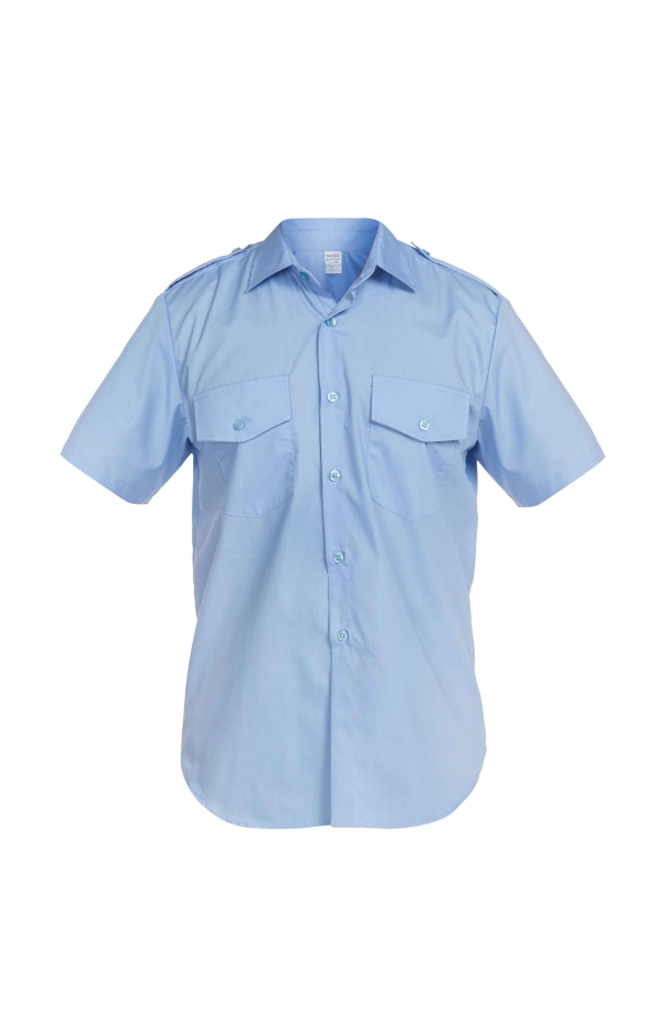 Κοντομάνικο πουκάμισο SENTINEL| Μπλε