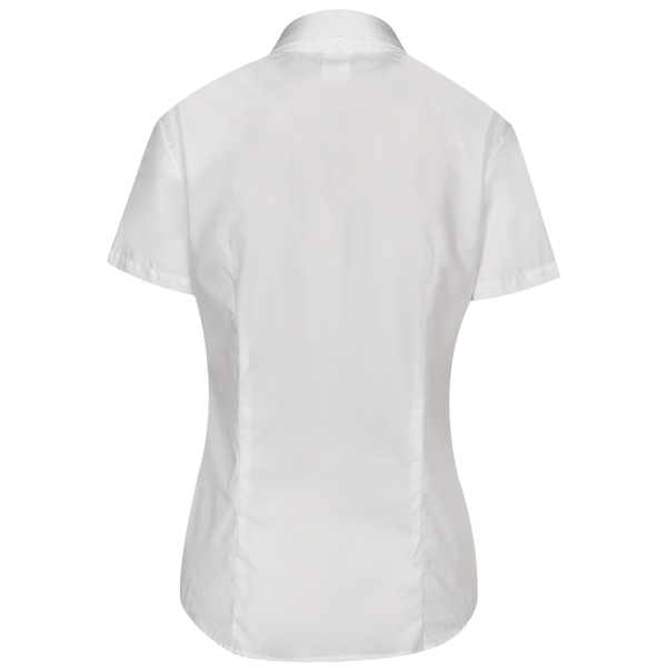 Γυναικείο πουκάμισο με κοντό μανίκι RELAE | Λευκό
