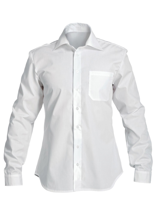 Ανδρικό μακρυμάνικο πουκάμισο CENTRAL | Λευκό