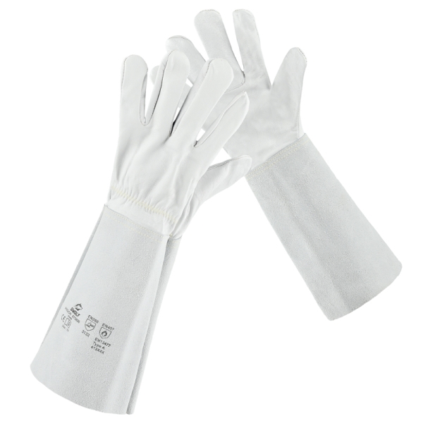 Γάντια εργασίας συγκόλλησης ARGON λευκό