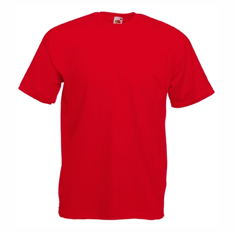 Unisex T-shirt VALUEWEIGHT κόκκινο
