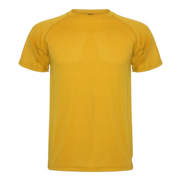 Мъжка спортна тениска MONTECARLO жълто слънчоглед
