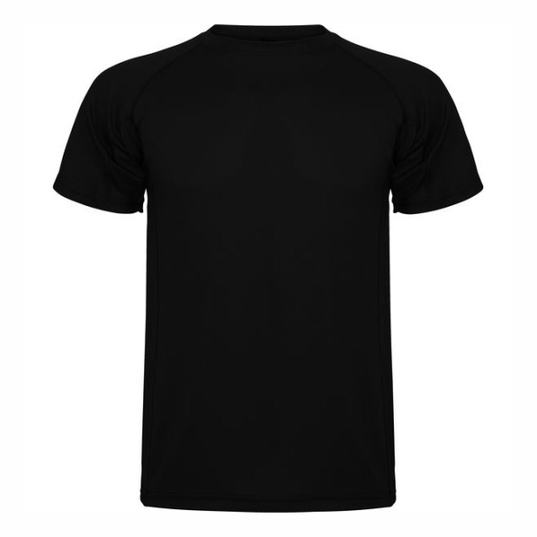 Ανδρικό αθλητικό μπλουζάκι MONTECARLO μαύρο