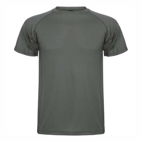 Ανδρικό αθλητικό μπλουζάκι MONTECARLO σε σκούρο γκρι