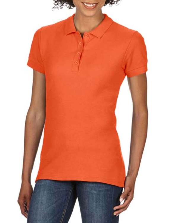 Дамска тениска с къс ръкав, оранжева