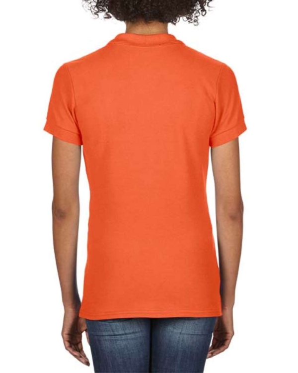 Дамска тениска с къс ръкав, оранжева
