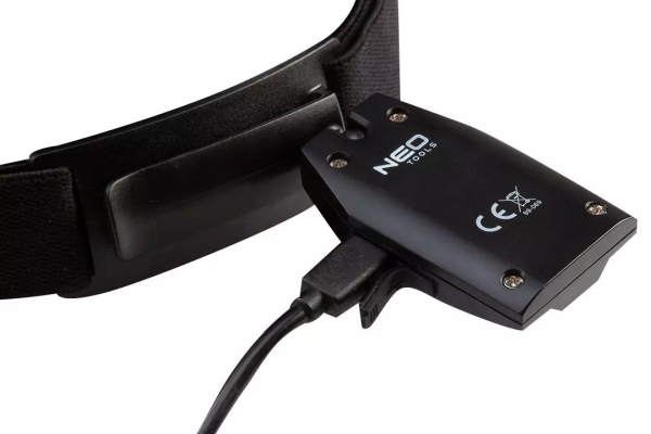 Lampă frontală reîncărcabilă USB 180 lm COB LED + senzor de mișcare