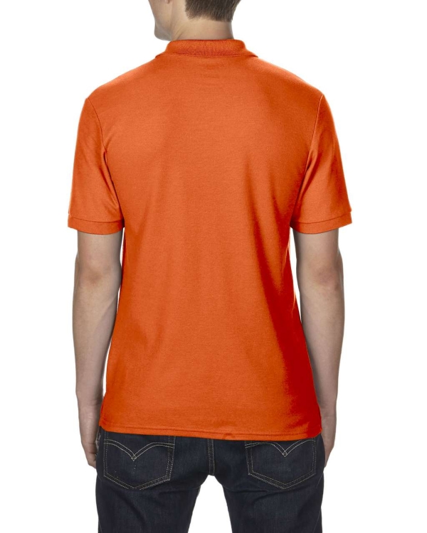 Tricou polo pentru bărbați portocaliu neon
