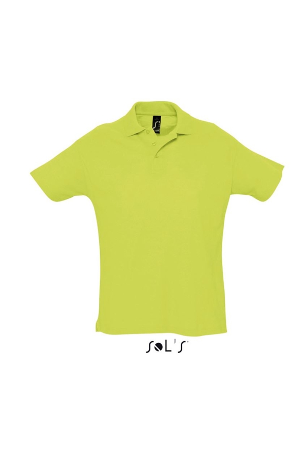 Ανδρικό μπλουζάκι πόλο SOL'S SUMMER II, πράσινο μήλο, SO11342