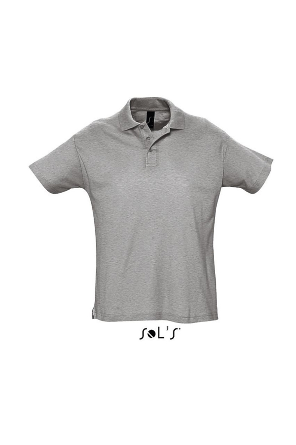 Tricou polo SOL'S SUMMER II pentru bărbați, gri melange, SO11342