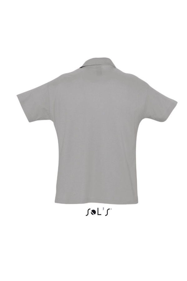 Tricou polo SOL'S SUMMER II pentru bărbați, gri melange, SO11342