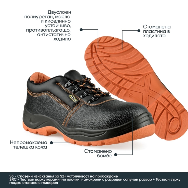 Προστατευτικά παπούτσια εργασίας  S3 VIPER S3 | Μαύρο