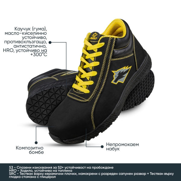 Προστατευτικά παπούτσια εργασίας  FLASH HI S3