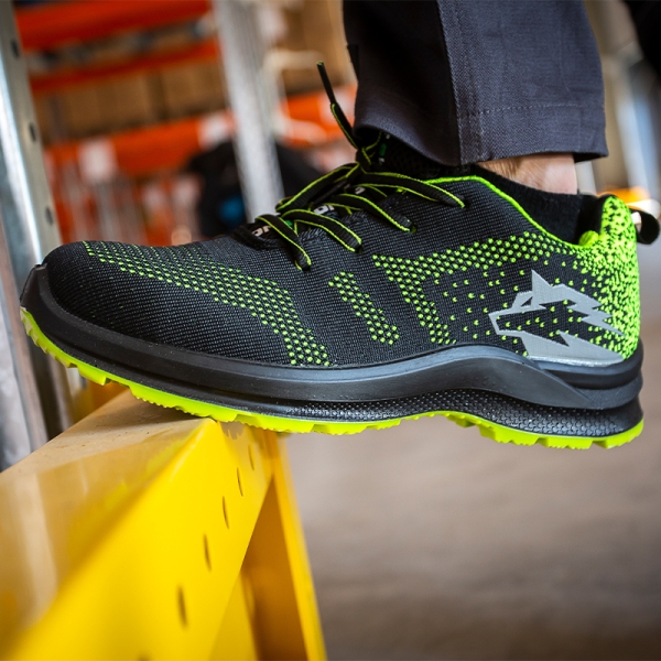 Защитни работни обувки SHOW S1 | Зелен