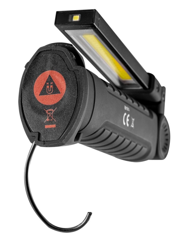 COB акумулаторна лампа за работилница + фенер, NEO, 99-041