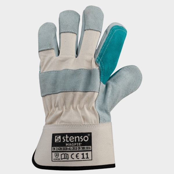 Δερμάτινα και υφασμάτινα γάντια MAGPIE,70121001