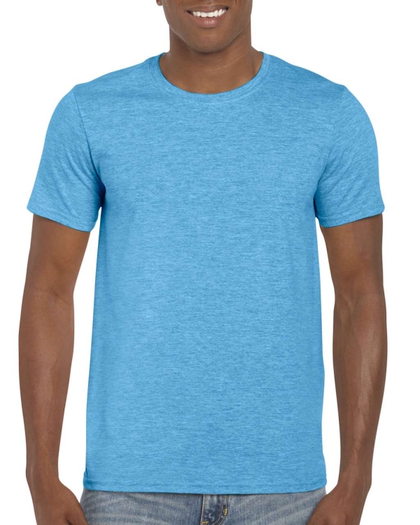 Unisex μπλουζάκι, μελανζέ ζαφείρι 100% βαμβάκι, GI64000*hsh
