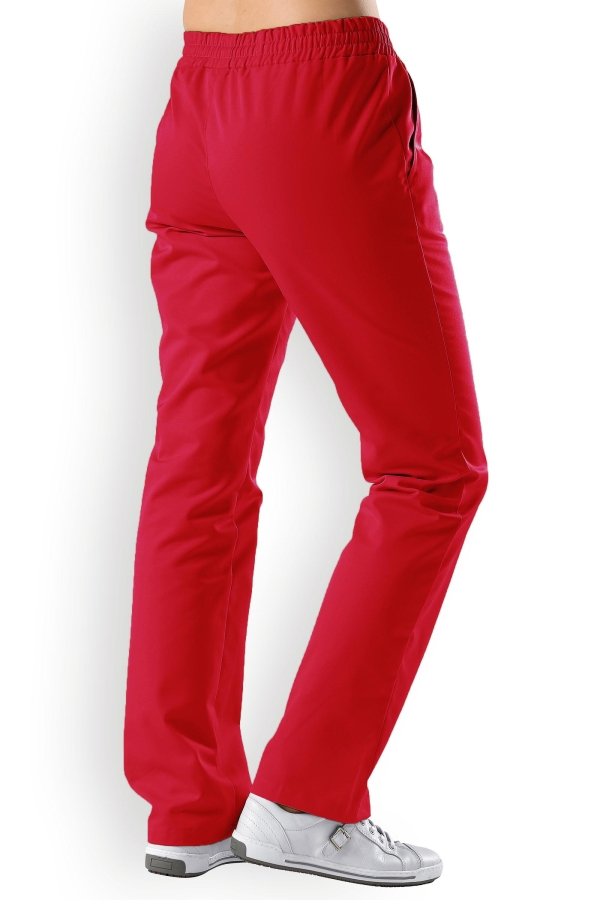 Unisex κόκκινο παντελόνι, 100% βαμβάκι