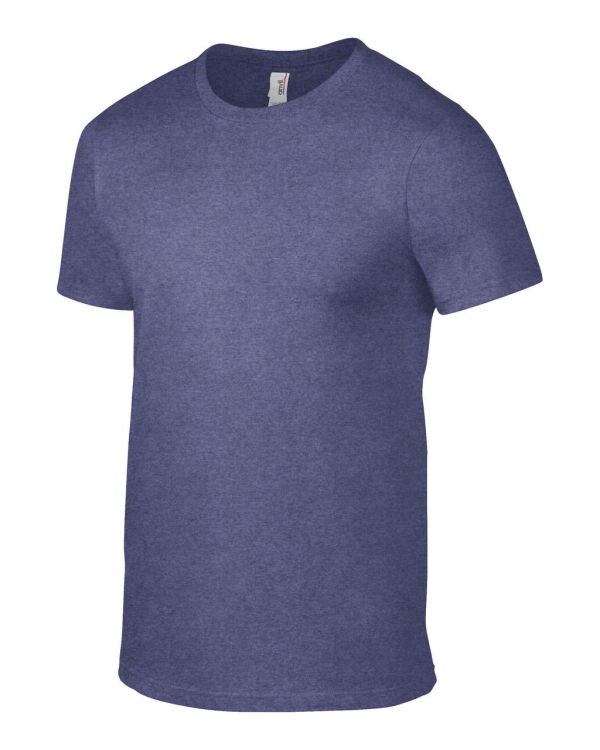 Ανδρικό μπλουζάκι, μπλε ερείκη, 100% βαμβάκι, AN980*hbl