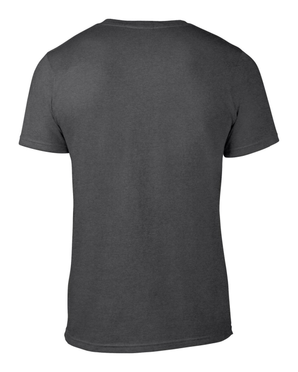 Ανδρικό μπλουζάκι, σκούρο γκρι μελανζέ, 100% βαμβάκι, AN980*hdg