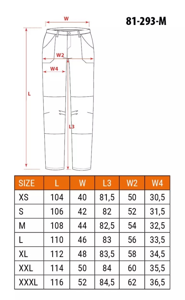 Παντελόνι εργασίας OUTDOOR, 81-293