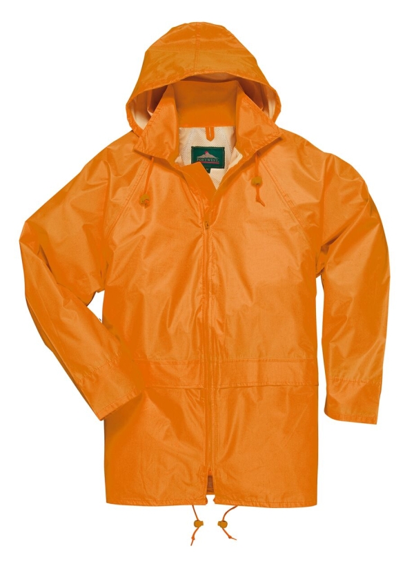 Jachetă de ploaie clasică (portocaliu)