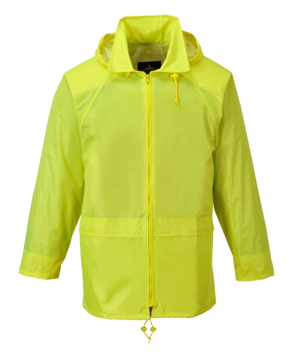 Jachetă de ploaie clasică (galben)