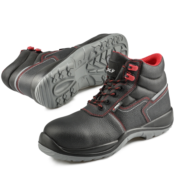 Προστατευτικά παπούτσια εργασίας S3 SIERRA Hi S3 | Μαύρο