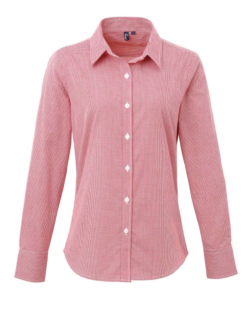 Καρό πουκάμισο (κόκκινο-άσπρο) PR3201