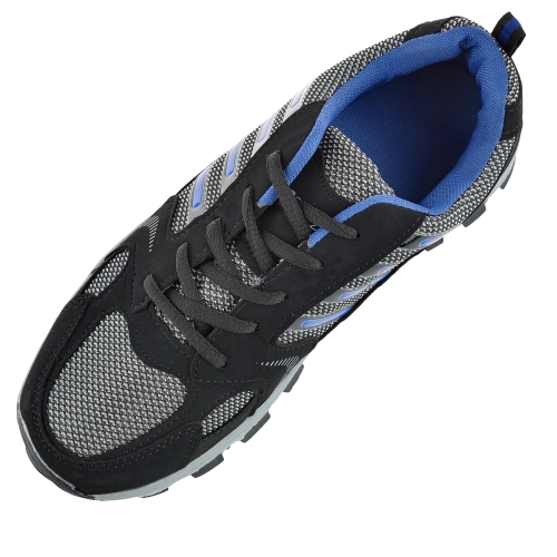Αθλητικά παπούτσια εργασίας "Simo", γκρι με μπλε, κατάλληλα για εργασία καιο ΤΟΥΡΙΣΜΟΣ