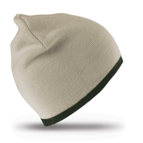 Κομψό, διπλό πρόσωπο, πλεκτό καπέλο, από 100% πολυακρυλικό