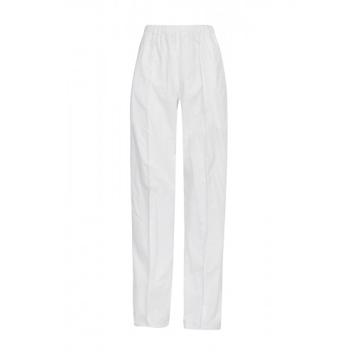 Unisex παντελόνι με στρίφωμα, λευκό, 3144-0