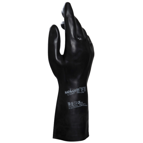 Γάντια εργασίας από Νεοπρένιο | Λατέξ ULTRANEO 420| Μαύρο