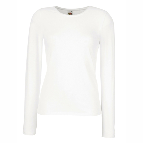 Γυναικείο μακρυμάνικο μπλουζάκι, λευκό, ID86