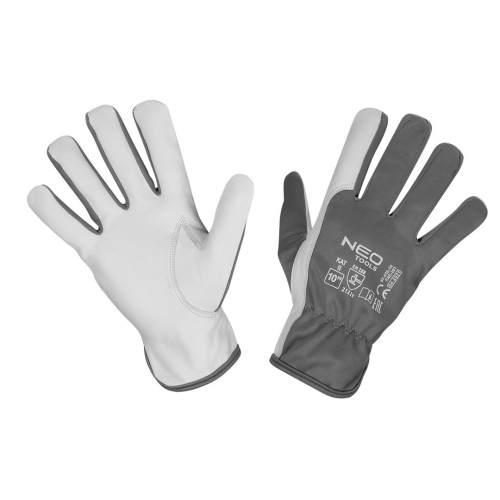 Работни ръкавици, 2121X, козя кожа, размер 10", CE 97-656-10 NEO