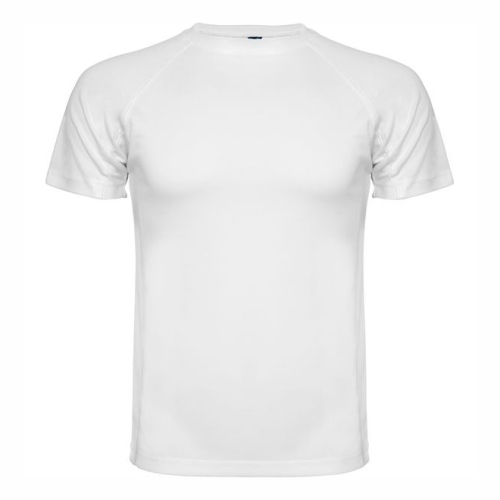 Ανδρικό αθλητικό μπλουζάκι MONTECARLO λευκό