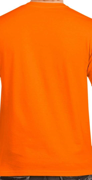 Дамска тениска HEAVY COTTON оранжево safety