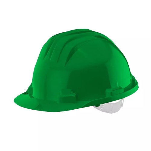Сертифицирана защитна каска, зелена