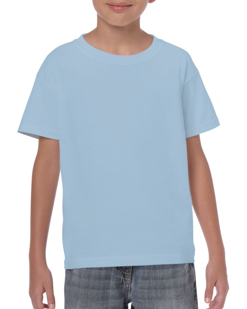 Παιδικό μπλουζάκι, μπλε του ουρανού, 180g βαμβάκι, GIB5000