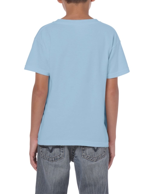 Παιδικό μπλουζάκι, μπλε του ουρανού, 180g βαμβάκι, GIB5000