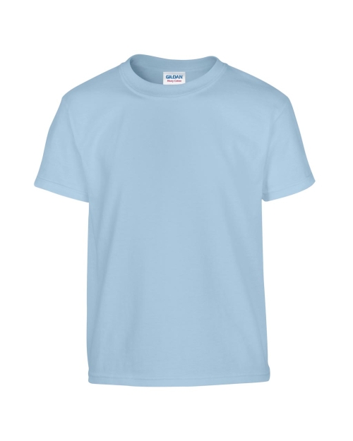 Детска тениска, небесно синя, 180г памук, GIB5000