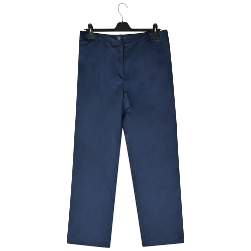 Unisex παντελόνι με κουμπιά, μπλε ναυτικό