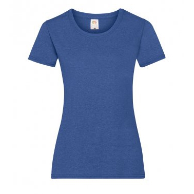 Γυναικείο T-shirt VALUEWEIGHT Retro Royal Blue Melange, ID25*rhr