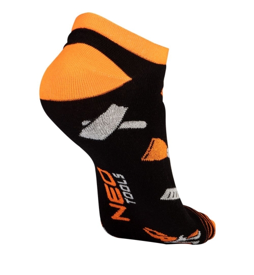Цветни чорапи NEO TOOLS, къси, размер 43-46, GD031
