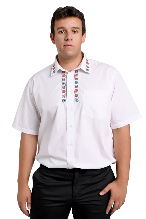 Мъжка риза Шевици с къс ръкав, 0410233