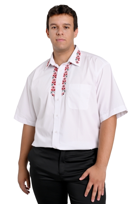 Ανδρικό πουκάμισο Shevitsi με κοντό μανίκι