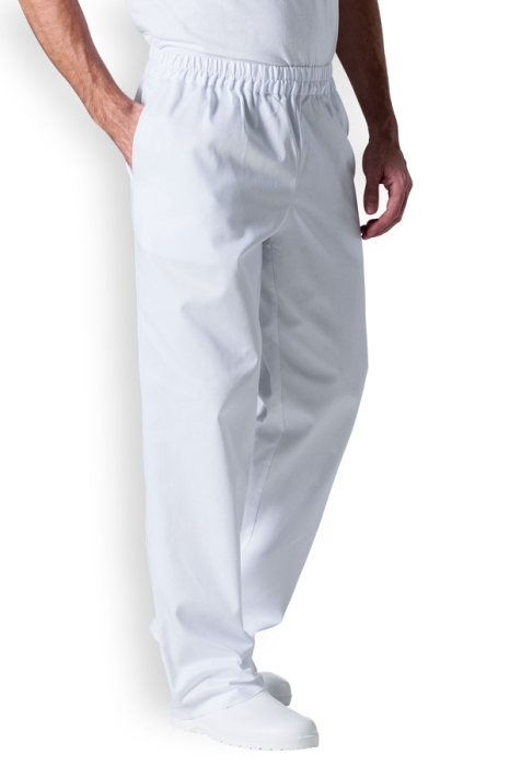Ιταλικό παντελόνι τσέπης λευκό, 100% βαμβάκι, 1910231